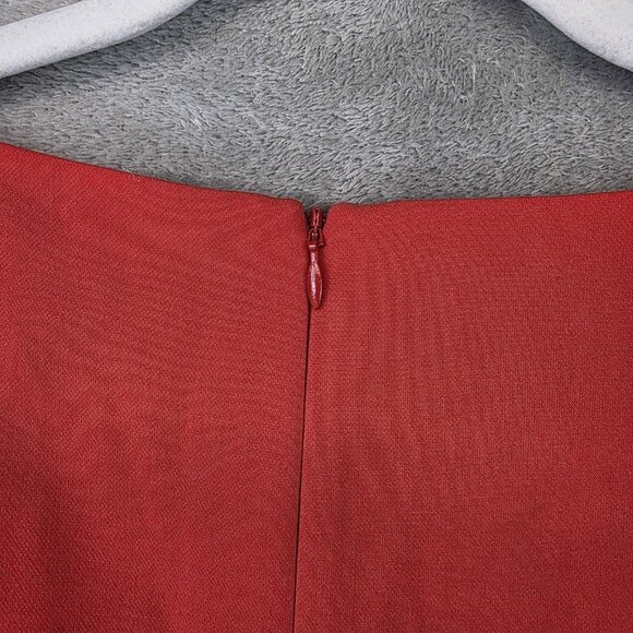 French Connection Dress Womens Size 6 Poppy Red Boh Whisper Short Sleeve New - Picture 13 of 13